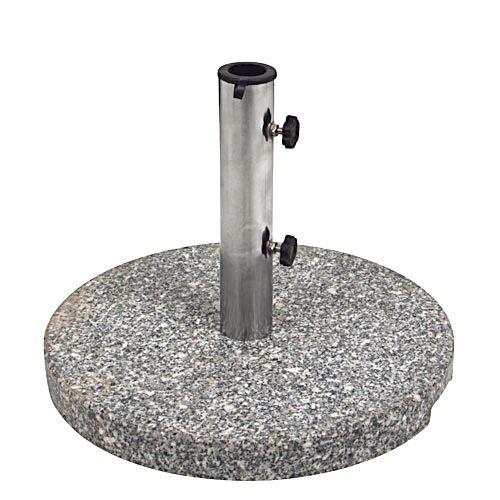 Granit-Sonnenschirmständer 20kg, poliertes Granit, Gewicht: 20kg