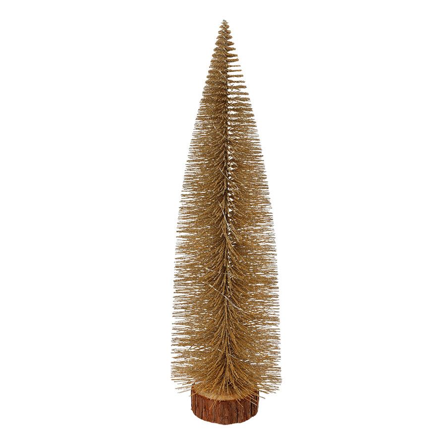 Deko-Tannenbaum mit Glitzer und 25 LEDs 50cm Warmweiß