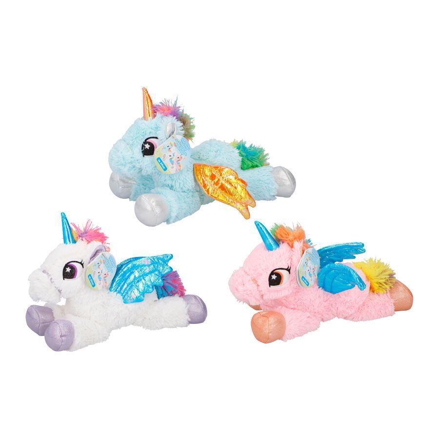 Plüsch Einhorn 34cm liegend