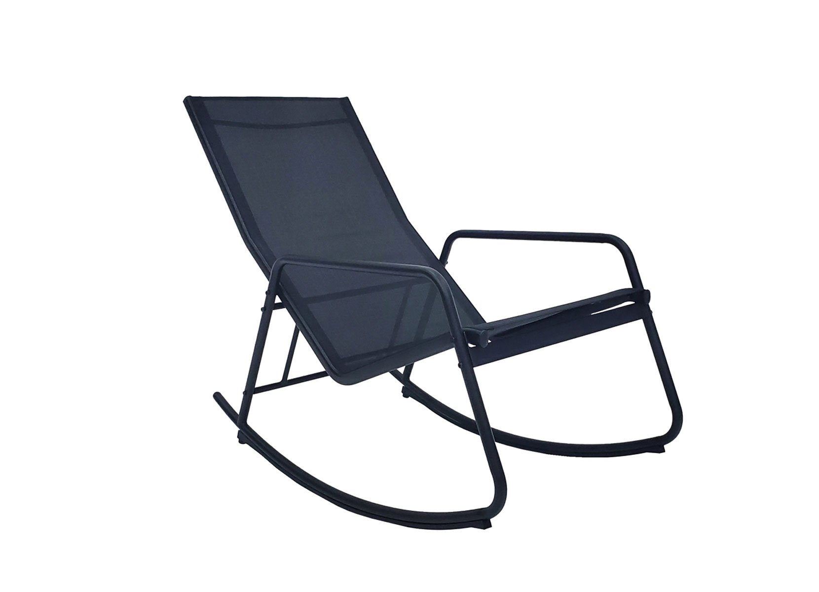 Relax-Schaukelstuhl Schwarz