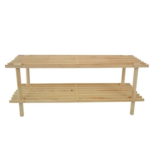 Schuhregal aus Holz 74x26x29,5cm