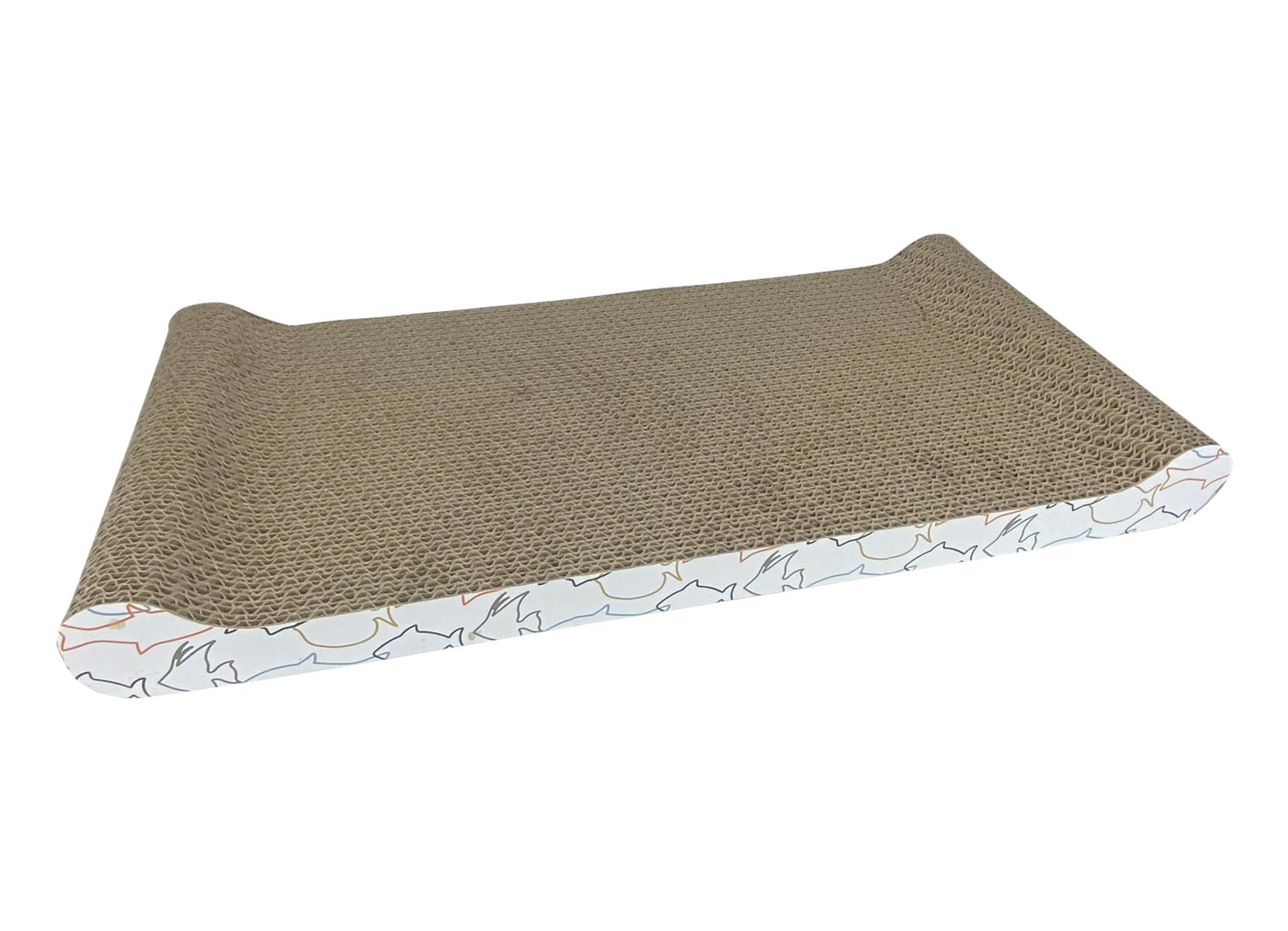 Kratzpappe mit Katzenminze 43x23x4cm Kratzpappe mit Katzenminze 43x23x4cm
