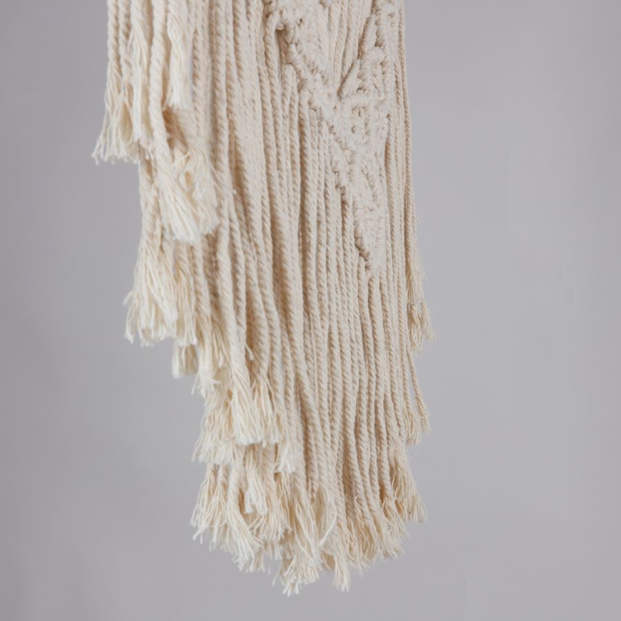 Makramee Wanddekoration im Boho-Style
