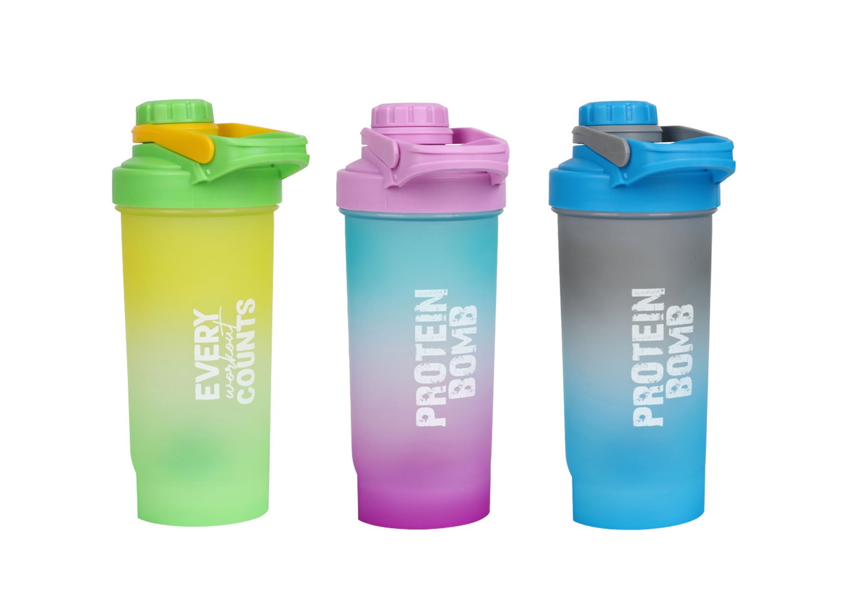 Eiweißshaker mit Spruch 700ml