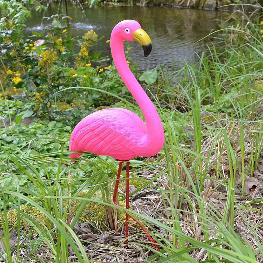 Gartenstecker Flamingo