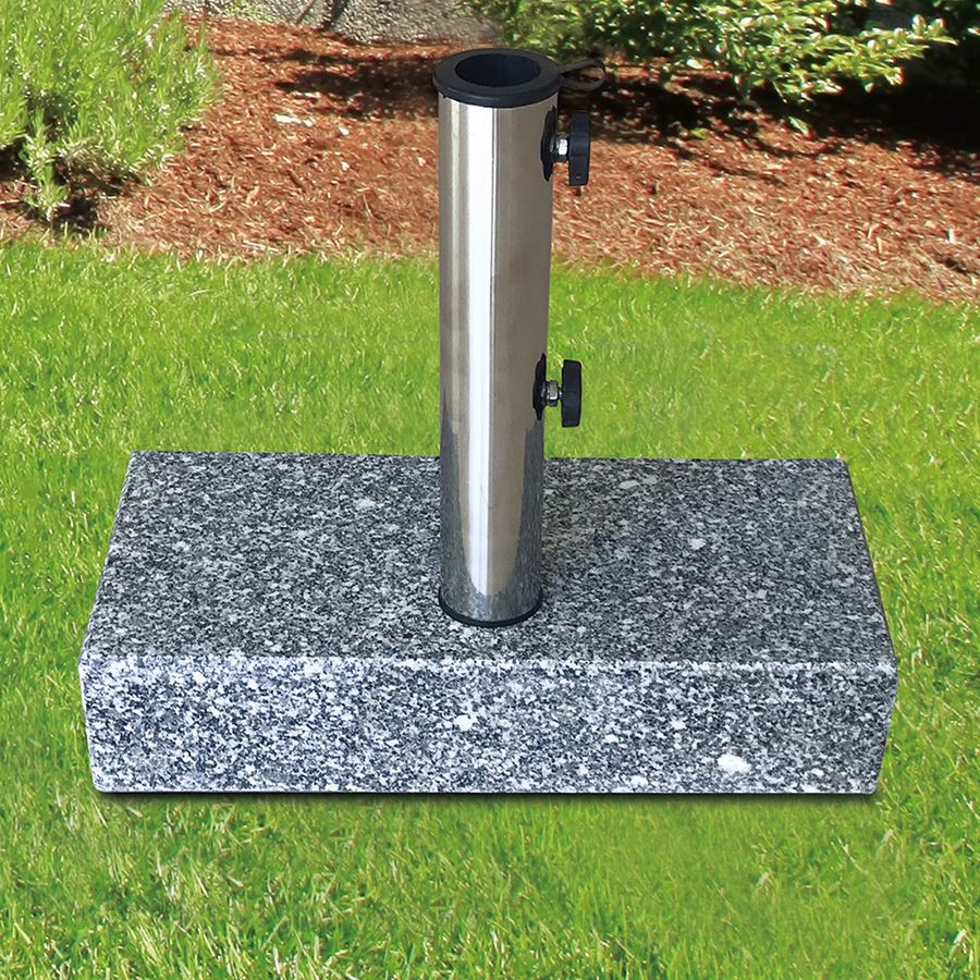 Granit-Balkonschirmständer 25kg Grau