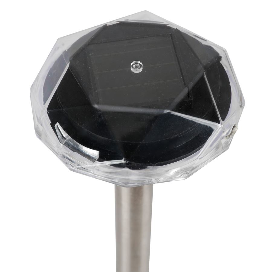 Solar-Gartenleuchte Diamant kaltweiß