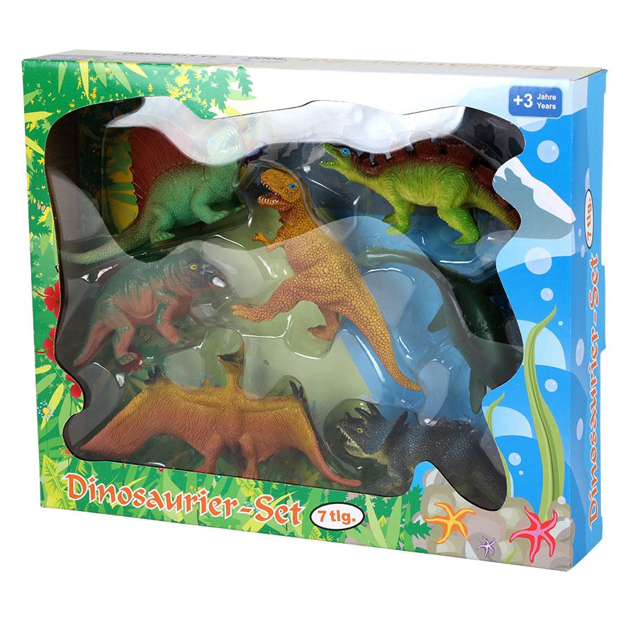 Spielfiguren-Set Dinosaurier 7-teilig