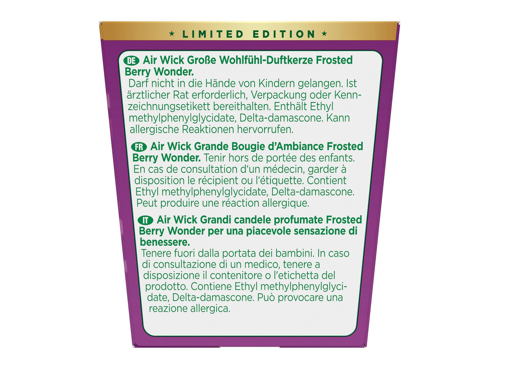 Air Wick XL Duftkerze Frosted Berry Wonder 220g