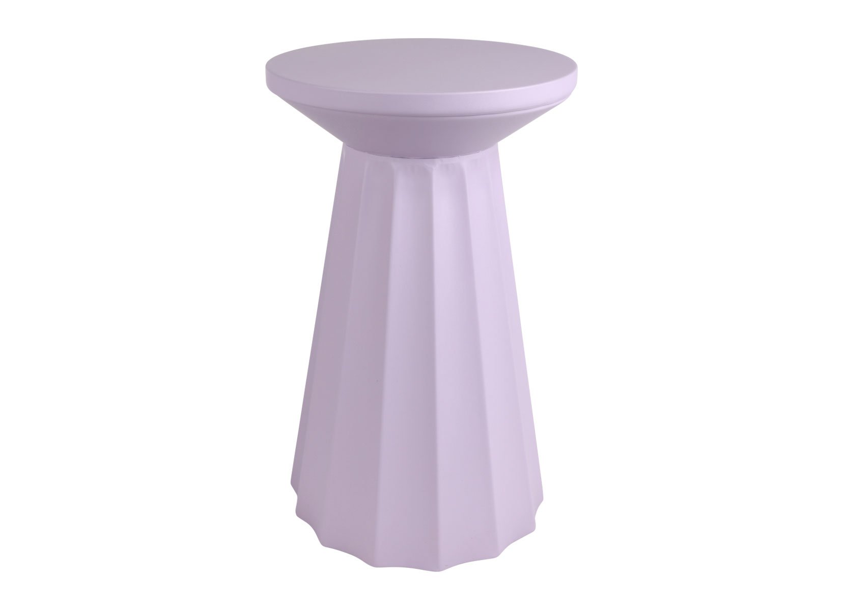 Metall-Hocker 30x46cm Violett