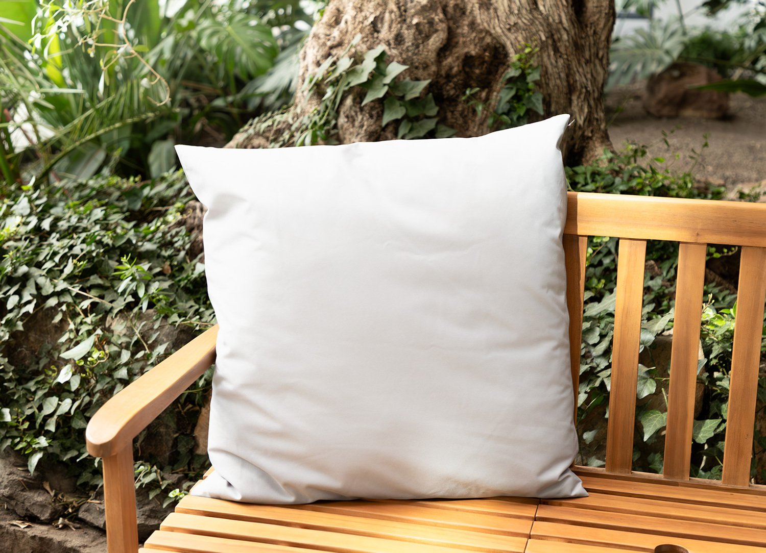 Outdoor XL-Kissen 60x60cm Hellgrau