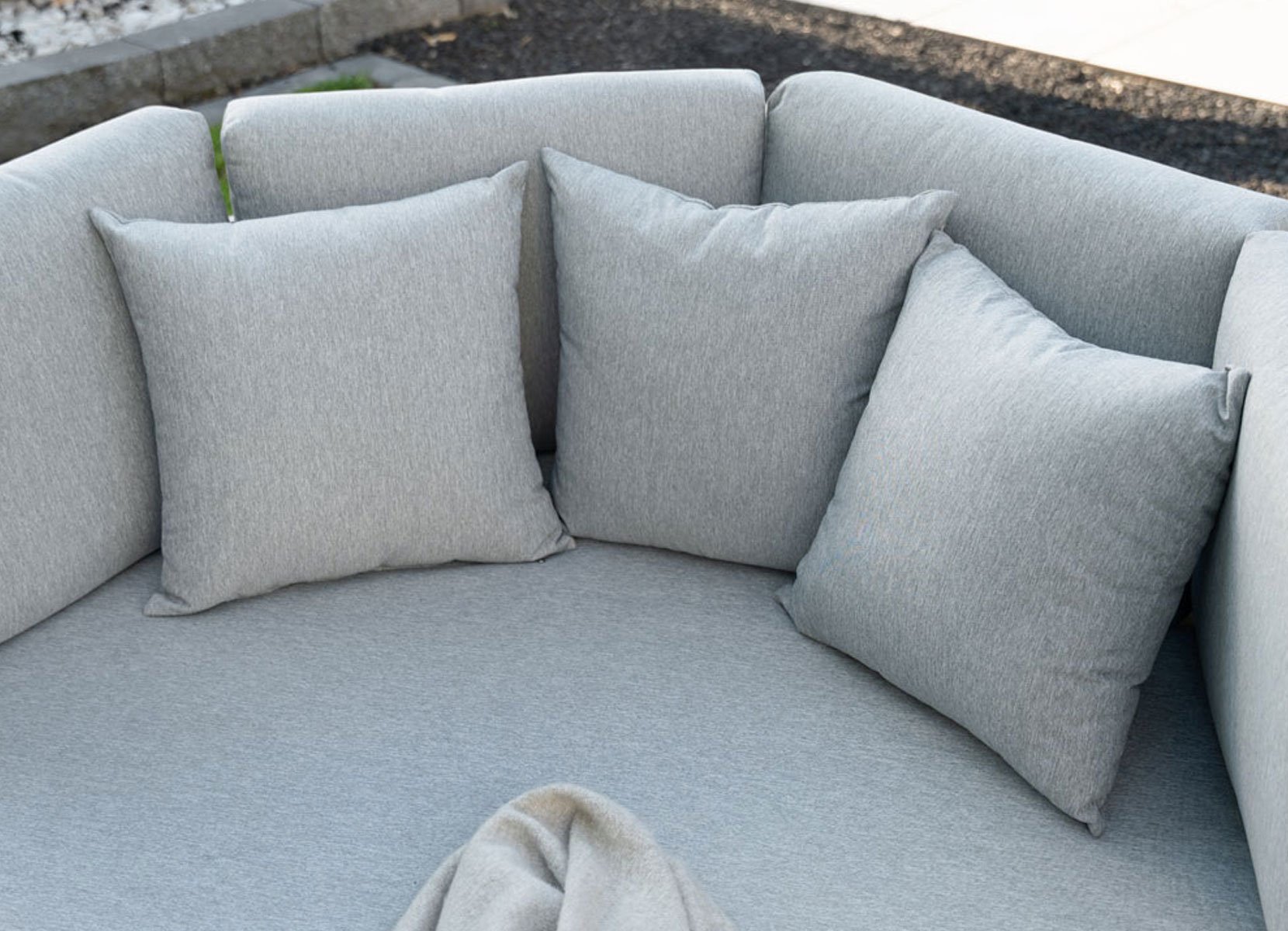 Home Deluxe Daybed FLORIDA Outdoor Grau