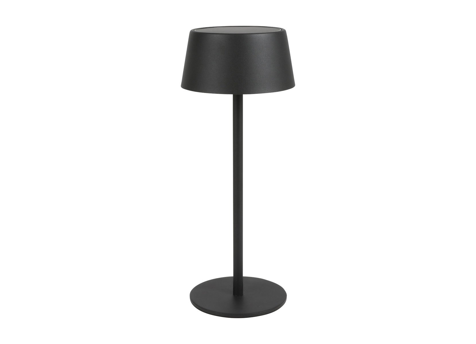 Solar-LED-Tischleuchte Schwarz