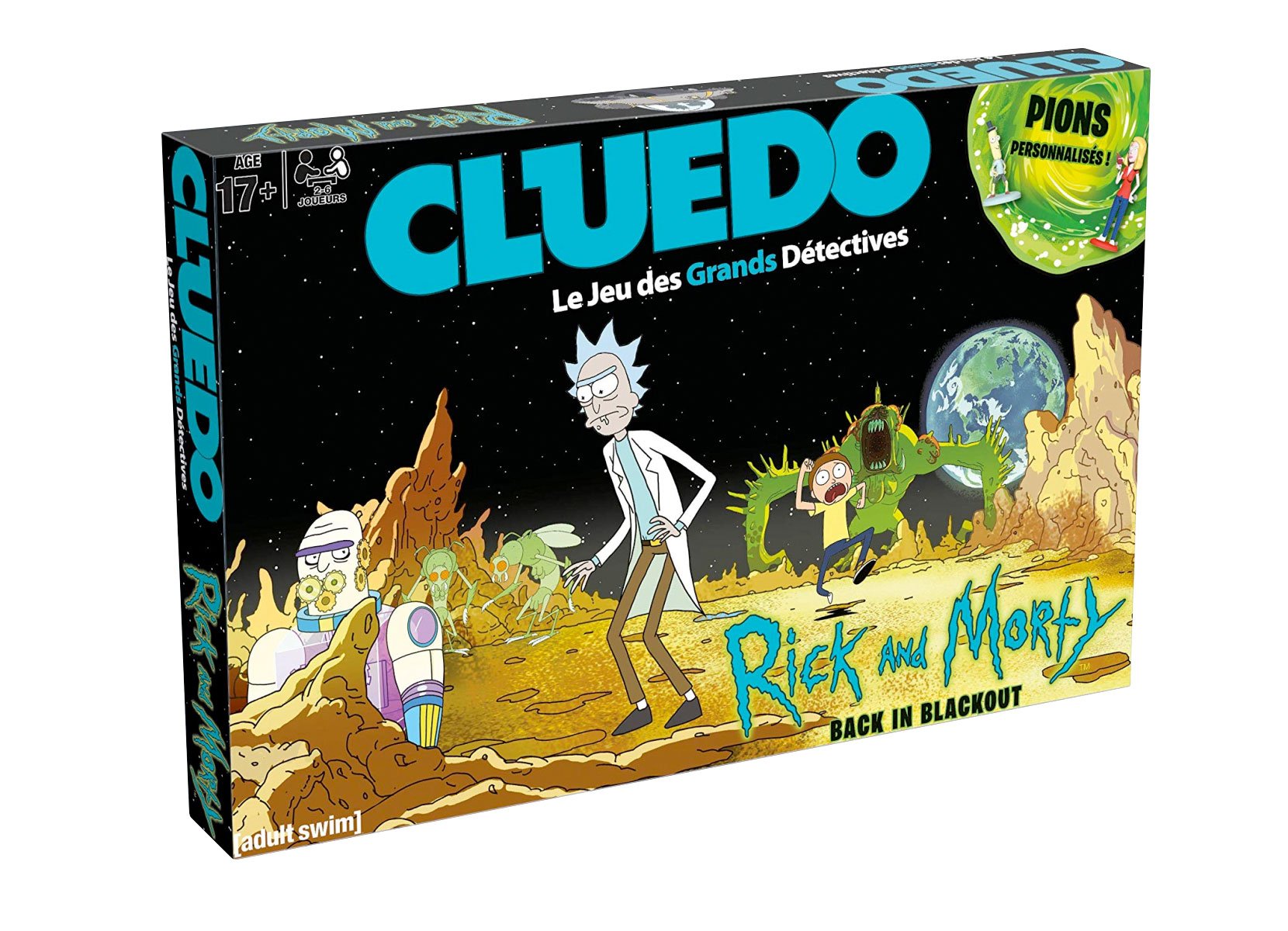 Cluedo Rick and Morty Back in Blackout 2-6 Spieler
