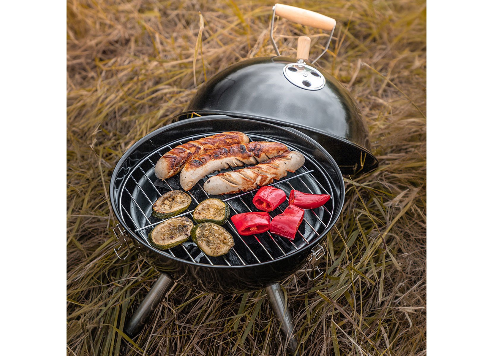 Landmann Barbecue-Kugeltischgrill 30x42cm Schwarz