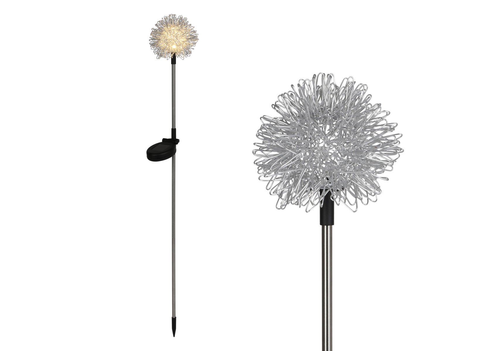 Solarstecker Pusteblume 78cm Warmweiß