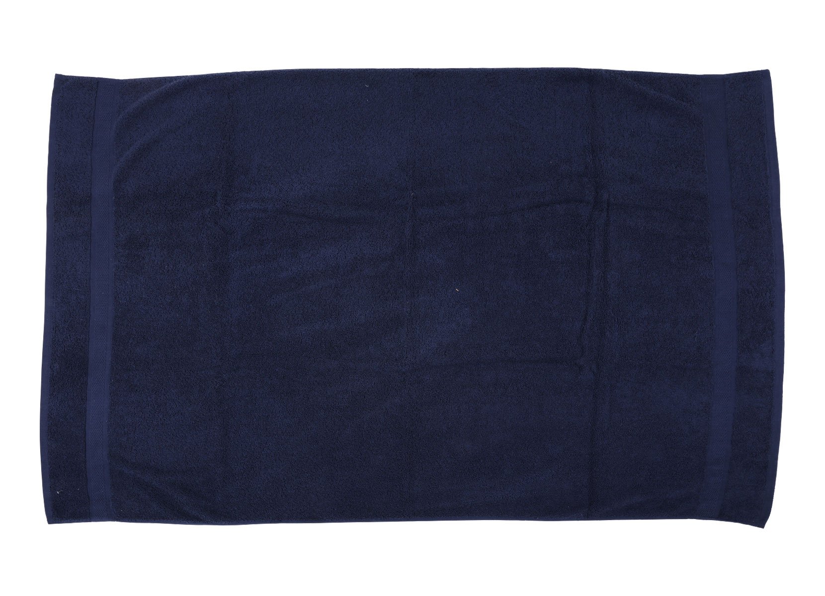 Saunatuch aus Baumwolle 100x145cm Navyblau   