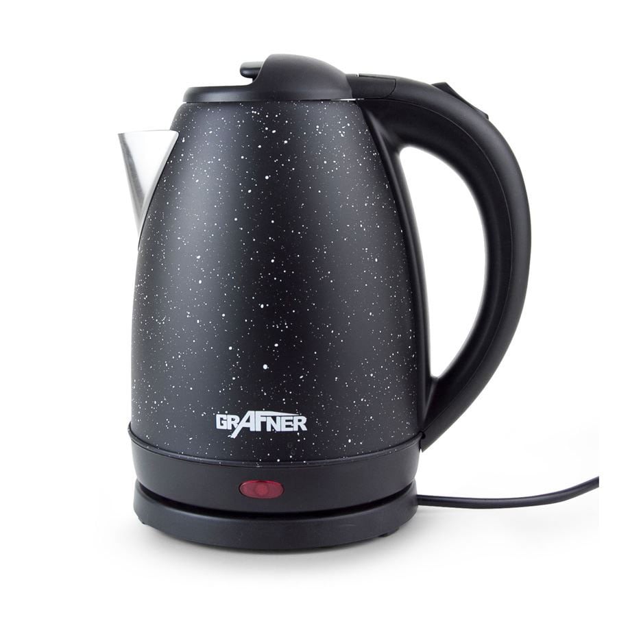Grafner Wasserkocher 1,7L Schwarz gesprenkelt