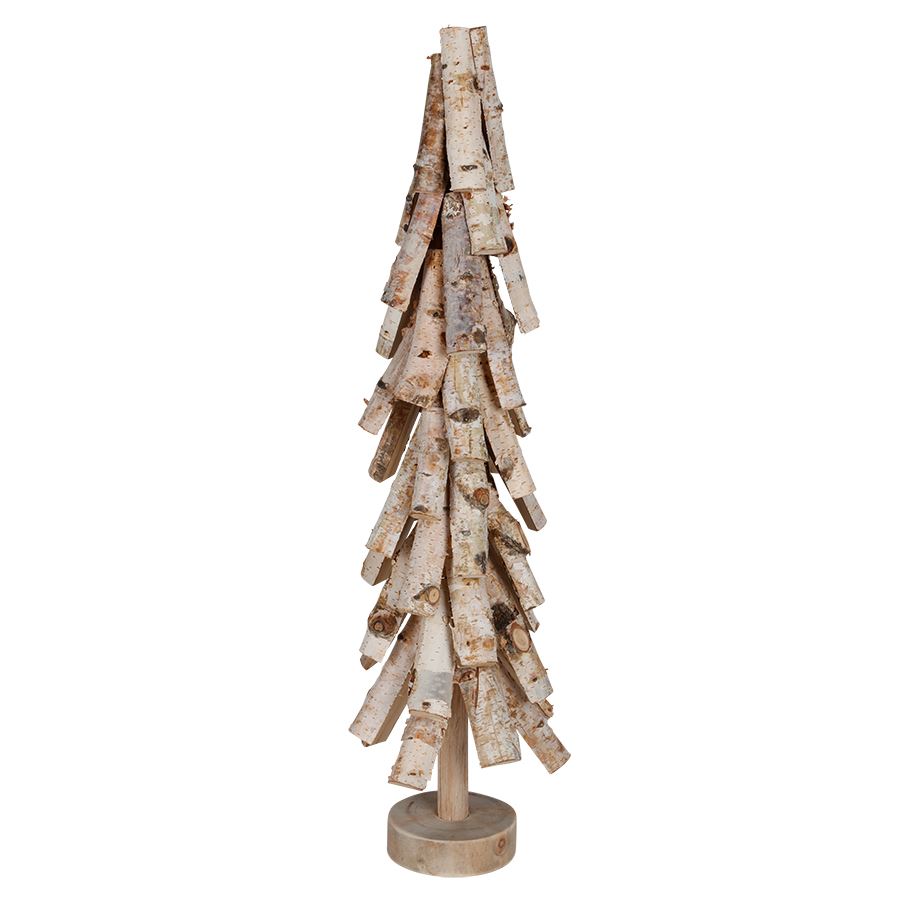Deko-Baum aus Birkenholz 19x65cm
