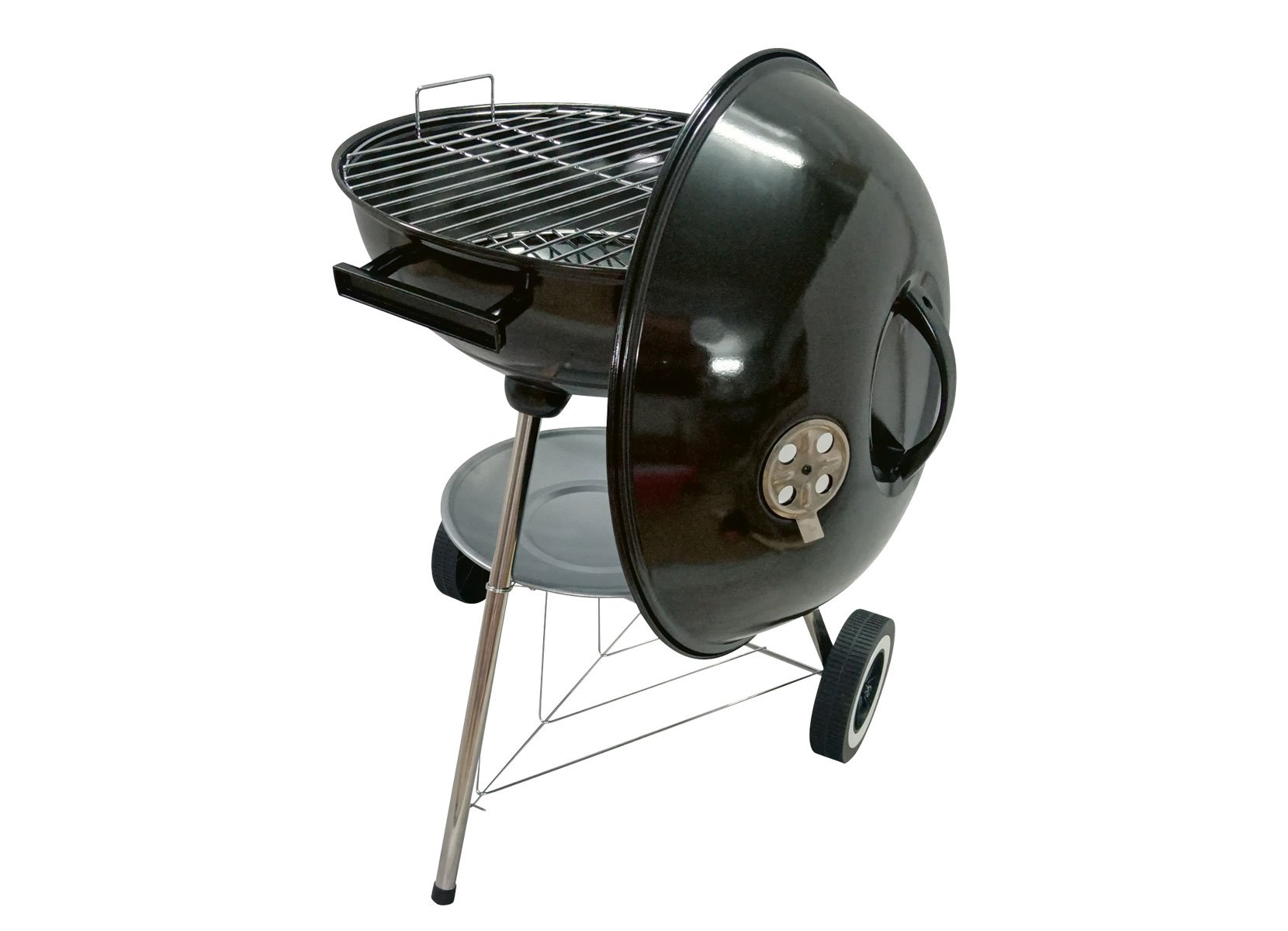 LANDMANN Emaille Kugelgrill-Wagen 41x82cm LANDMANN Emaille Kugelgrill-Wagen 41x82cm
