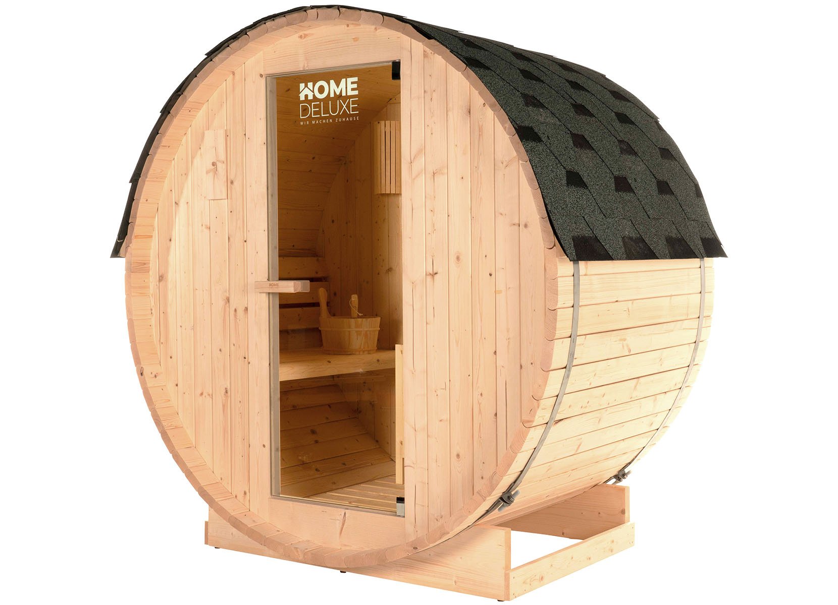 Home Deluxe Outdoor-Fasssauna LAHTI M