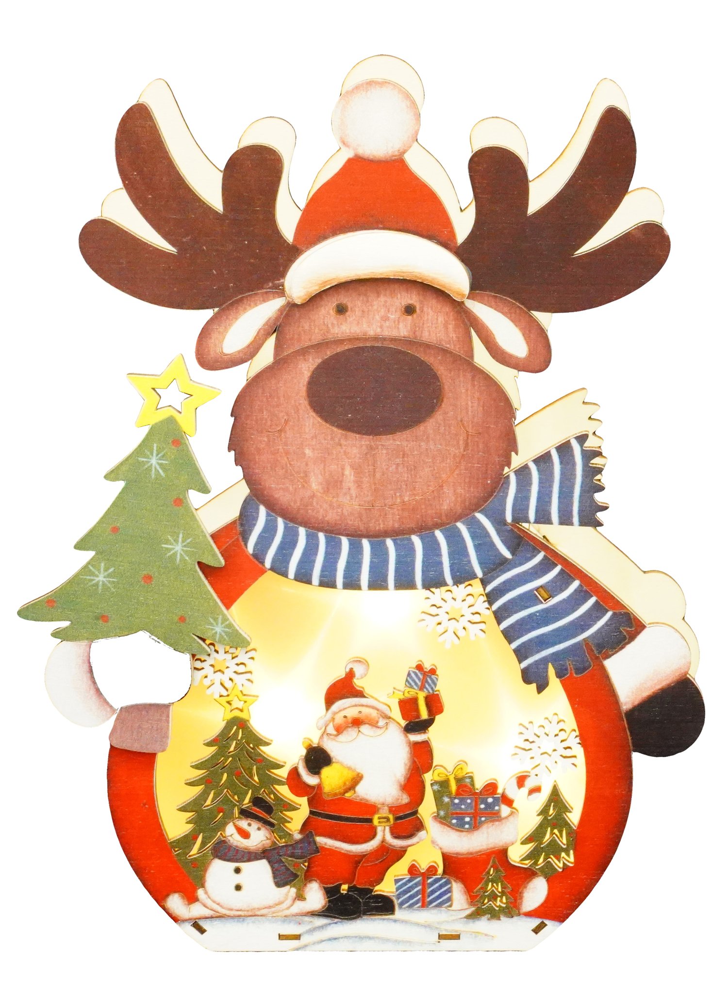 Weihnachts-Holzfigur 28,5cm