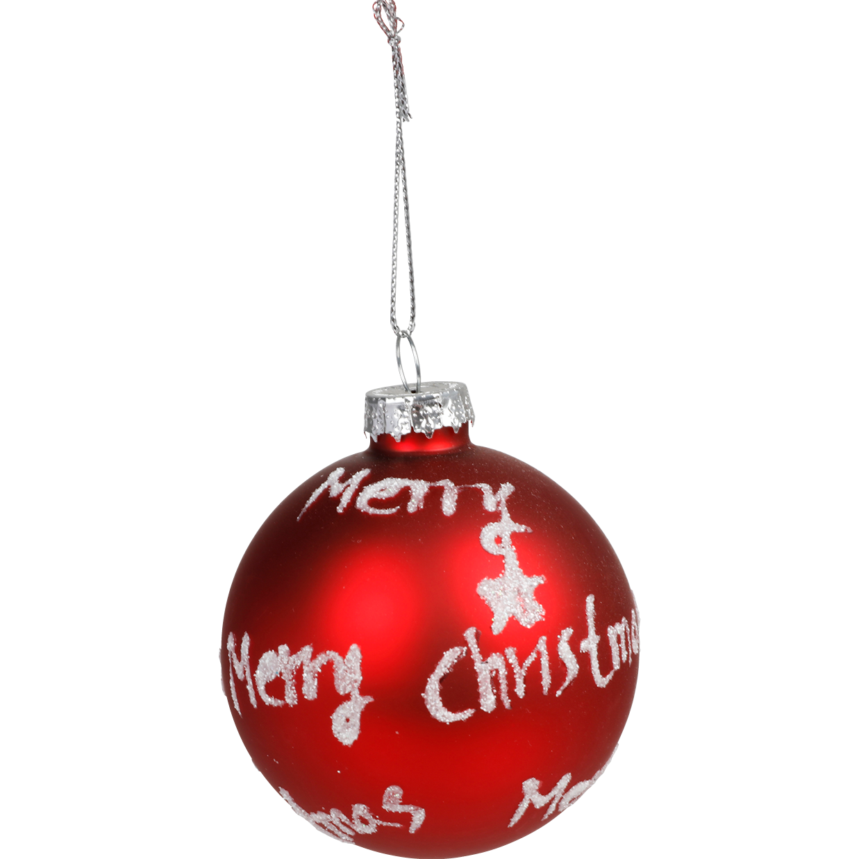 Glas-Kugeln "Merry Christmas"