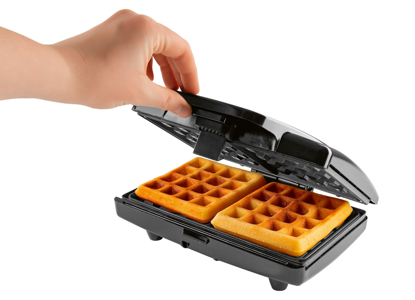 Waffeleisen für 2 Belgische Waffeln 750W Waffeleisen für 2 Belgische Waffeln 750W