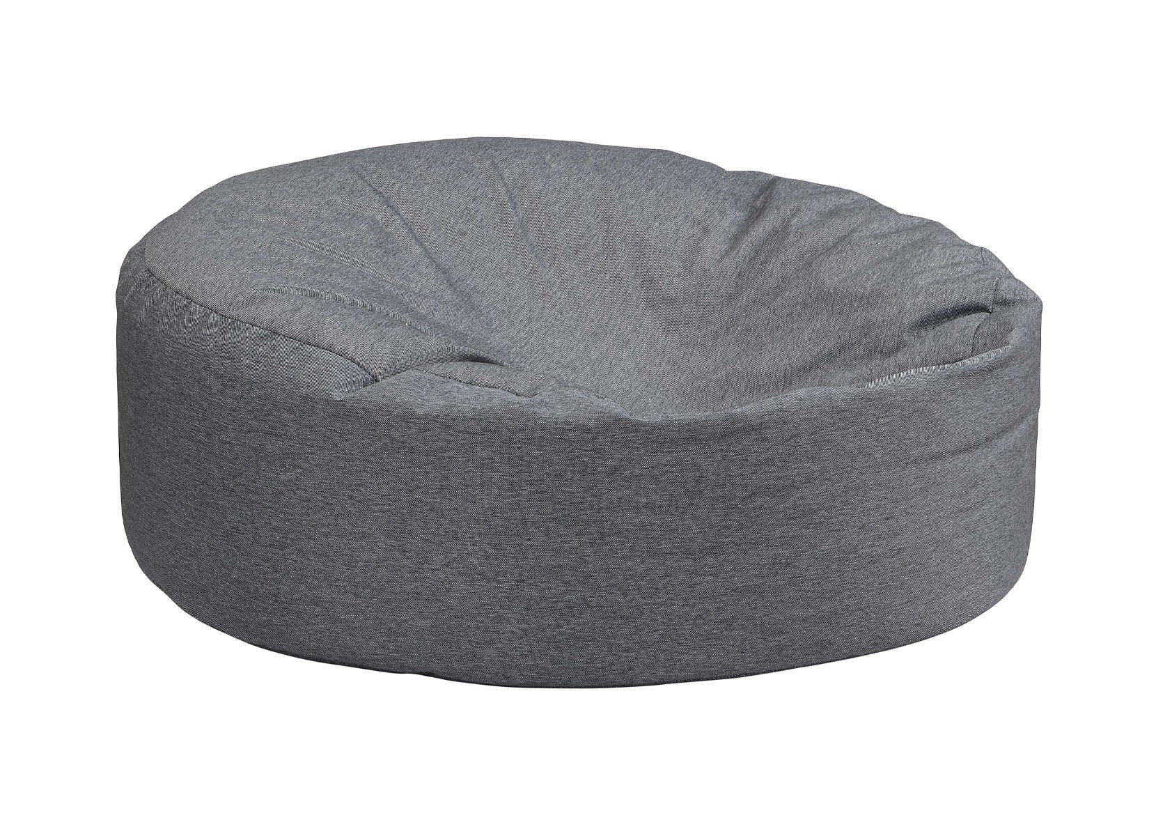 Home Deluxe CLOUD - XXL Outdoor Sitzsack mit Hocker Anthrazit