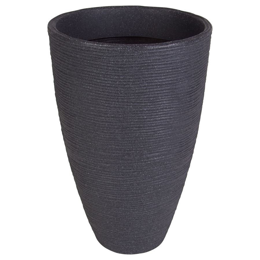 Rillentopf rund 27,5cm Anthrazit