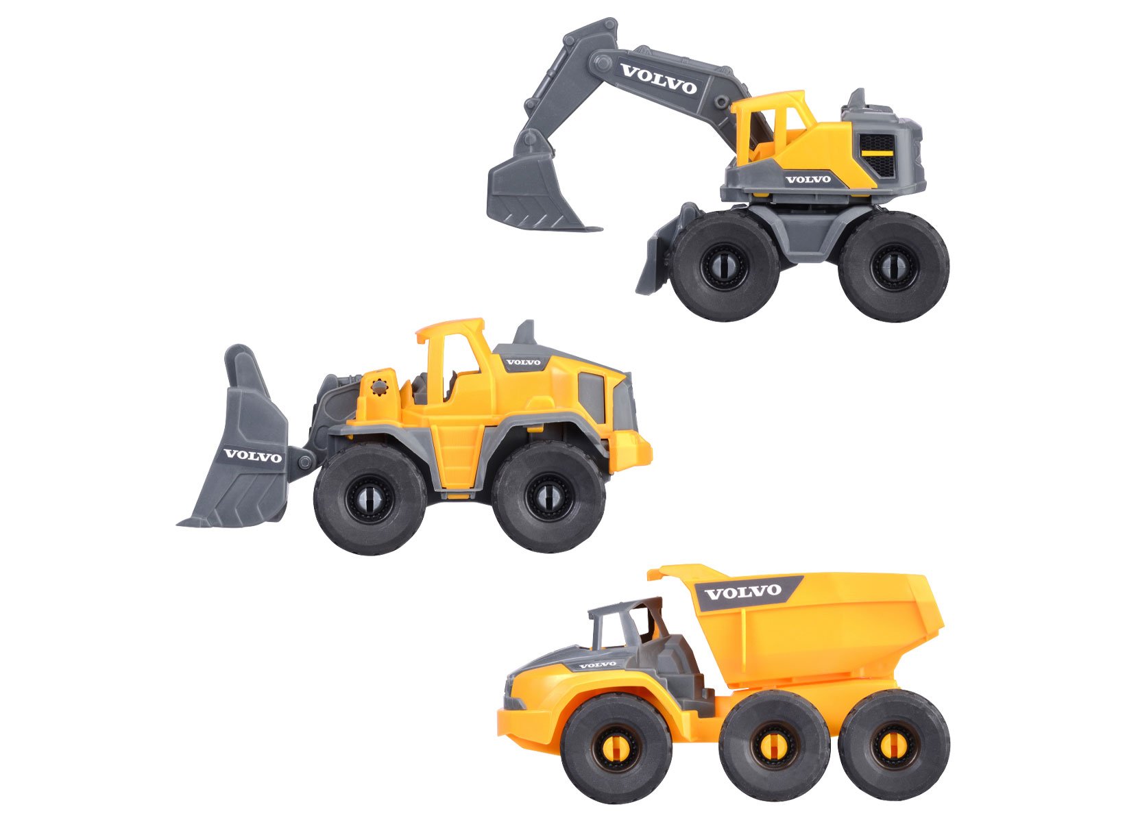 Dickie Toys Baustellenfahrzeuge 3er-Set