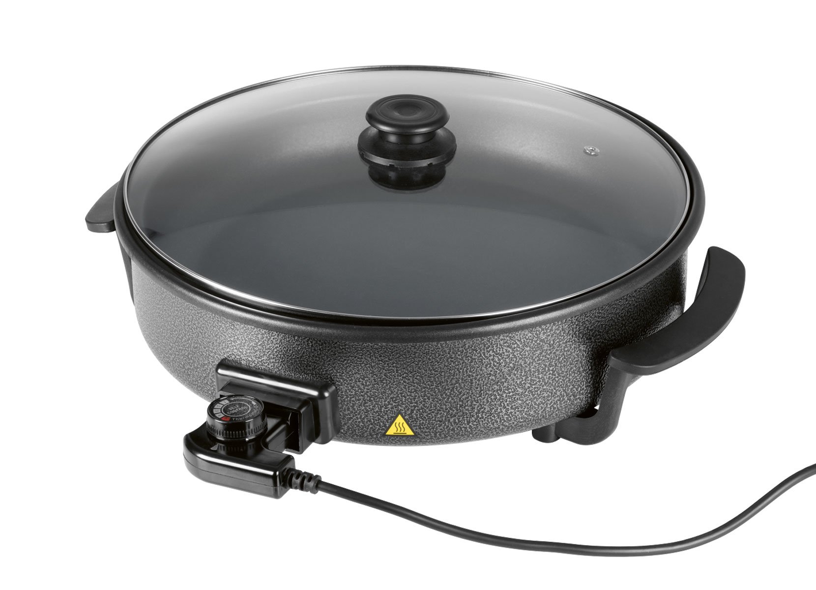 Elektrische Partypfanne mit Deckel 30cm