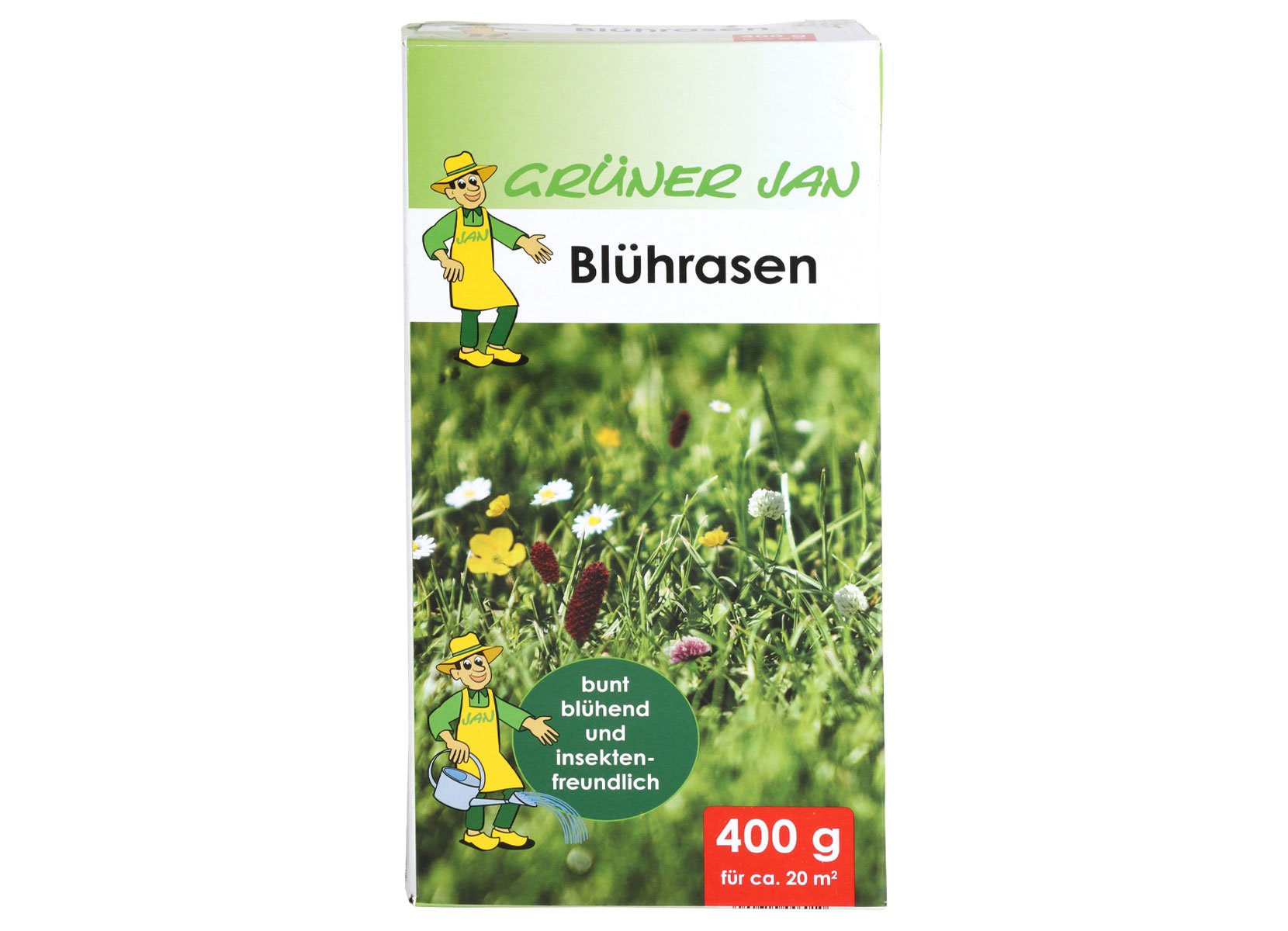 Grüner Jan Blührasen Rasensamen 400g