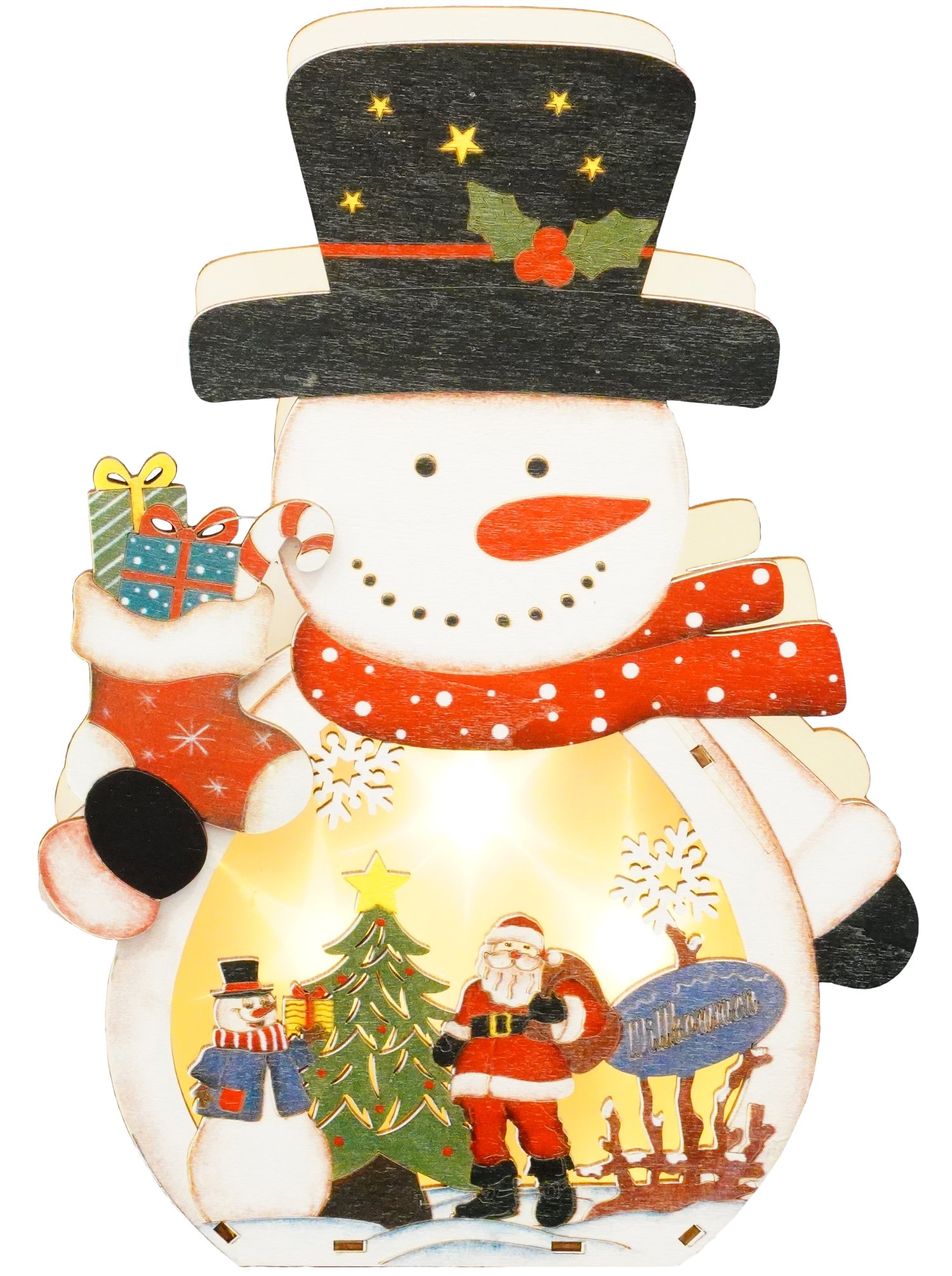 Weihnachts-Holzfigur 28,5cm