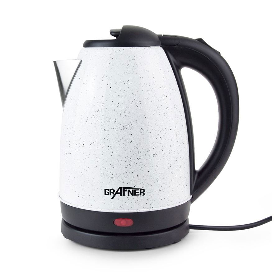 Grafner Wasserkocher 1,7L Weiß gesprenkelt