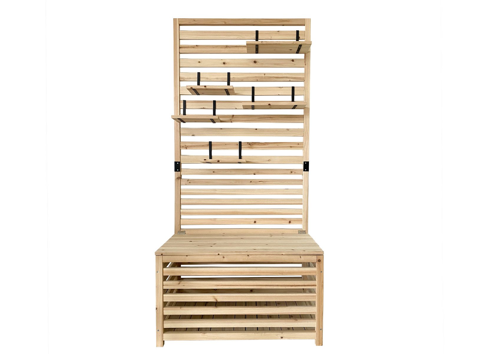 Home Deluxe ORELIA Sichtschutz-Bank mit Stauraum 80x171x40cm Home Deluxe ORELIA Sichtschutz-Bank mit Stauraum 80x171x40cm
