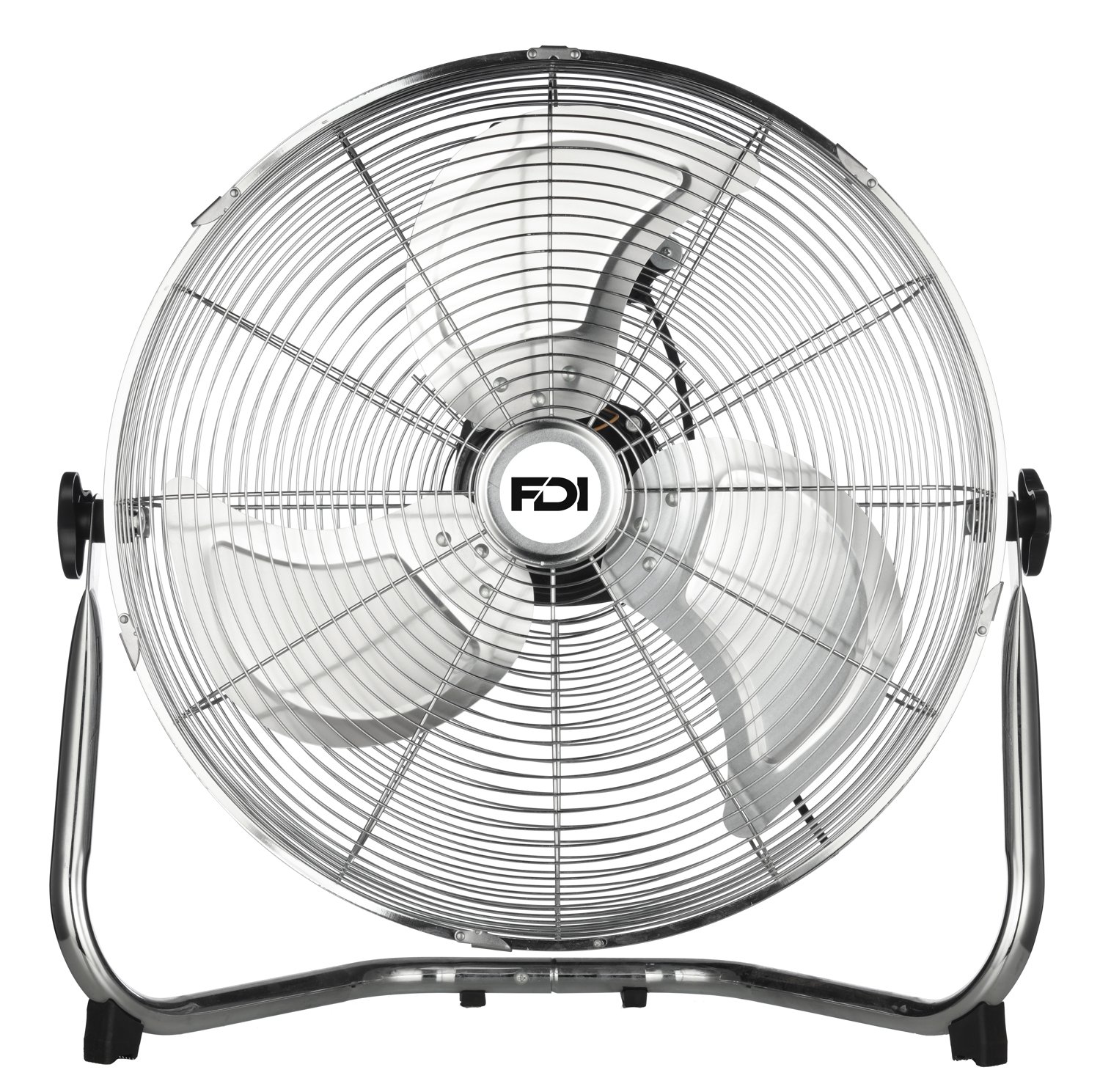 Bodenventilator 40cm 90W Chrom