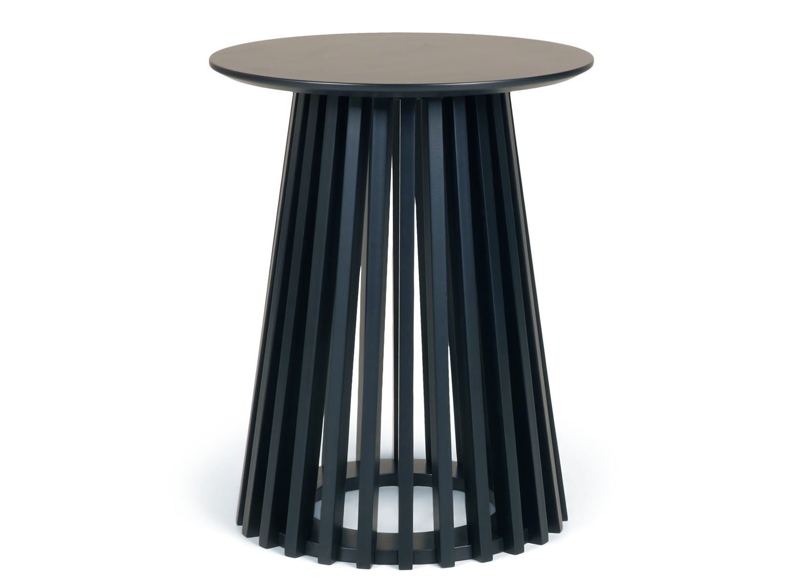 Holz-Beistelltisch Bilbau 40x50cm Schwarz
