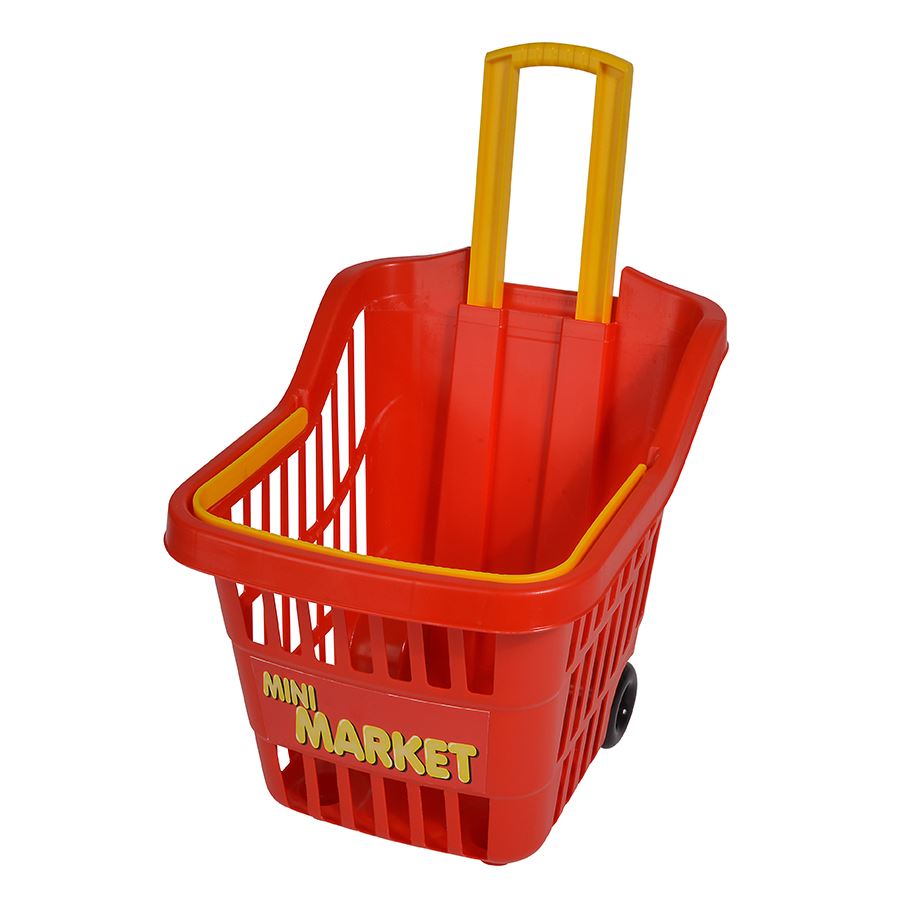 Kinder-Einkaufstrolley Mini Market 30x24,5x26cm