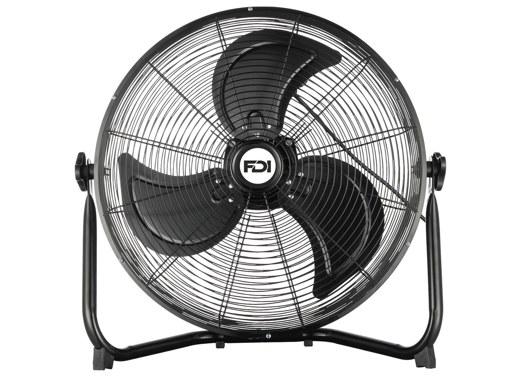 Bodenventilator 30cm 40W Schwarz
