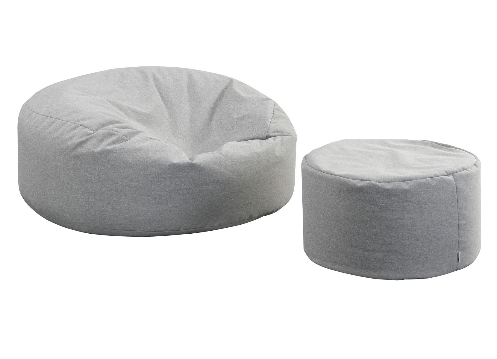 Home Deluxe CLOUD - XXL Outdoor Sitzsack mit Hocker Hellgrau Home Deluxe CLOUD - XXL Outdoor Sitzsack mit Hocker Hellgrau