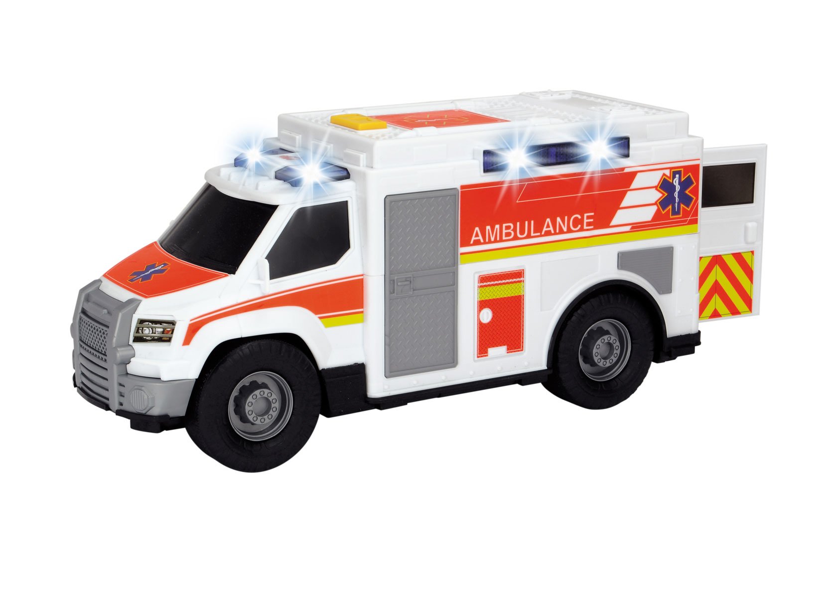 Dickie Toys Rettungsfahrzeug mit Freilauf, Licht und Ton 30cm