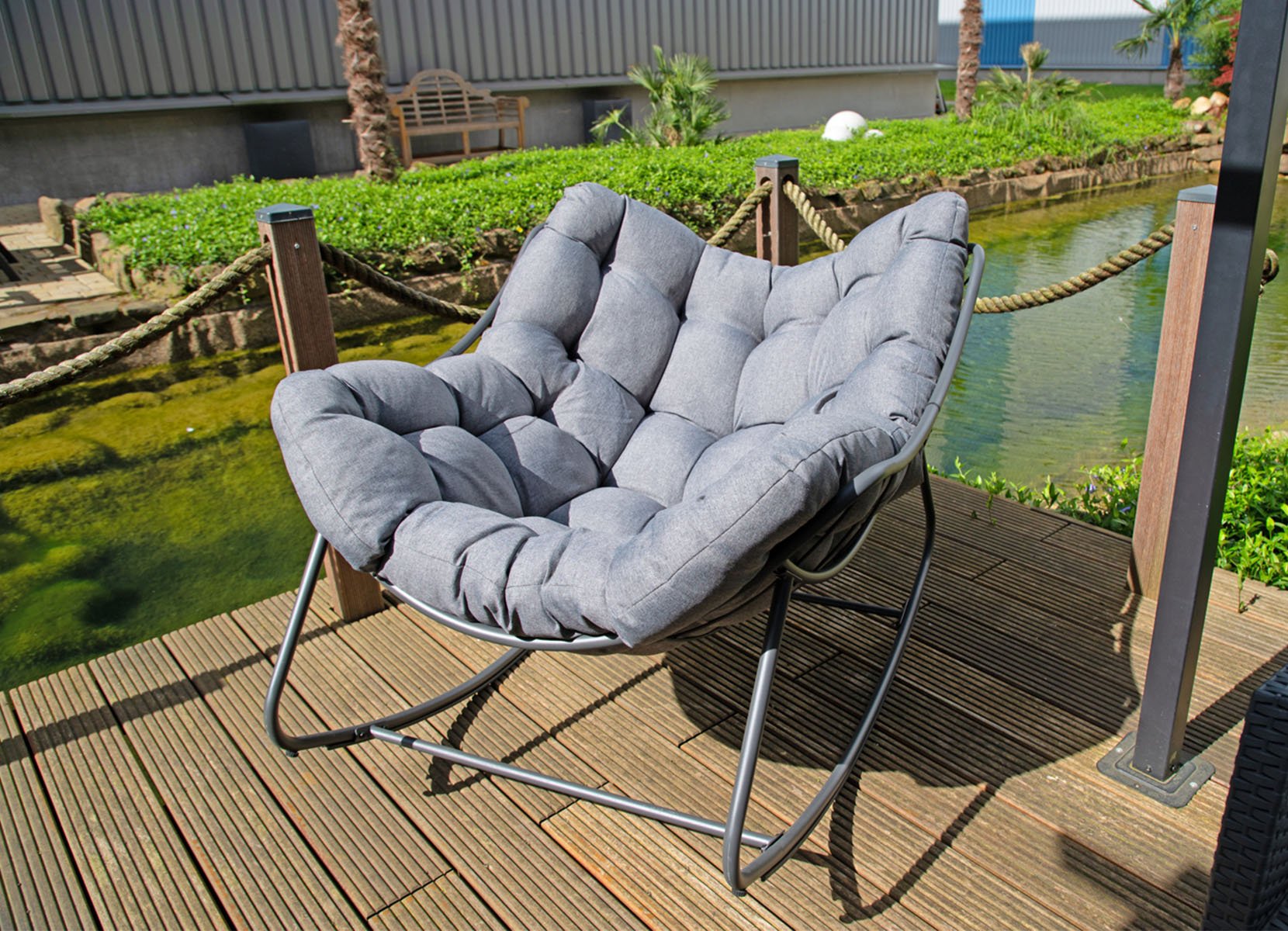 Lounge-Schaukelsessel inkl. Kissen