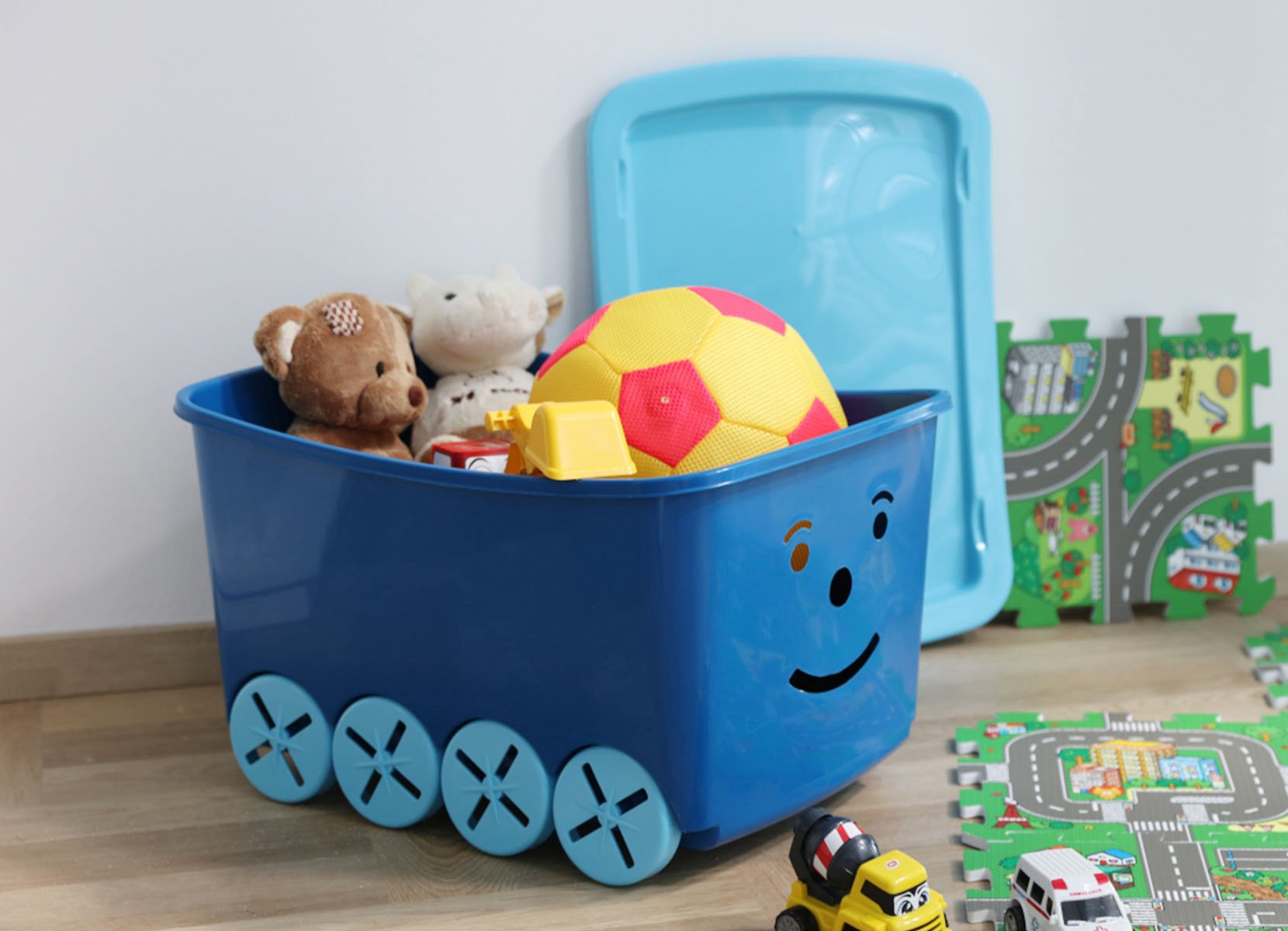 Smiley Spielzeugkiste