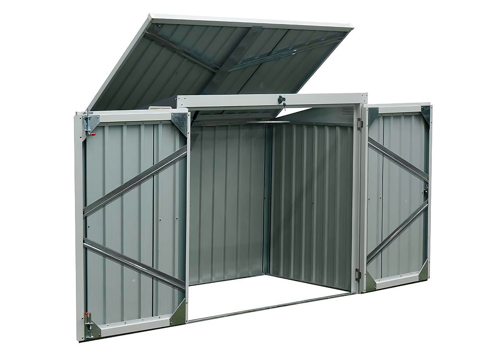 Home Deluxe Mülltonnenbox BASURA M 2x 240 Liter Home Deluxe Mülltonnenbox BASURA M 2x 240 Liter