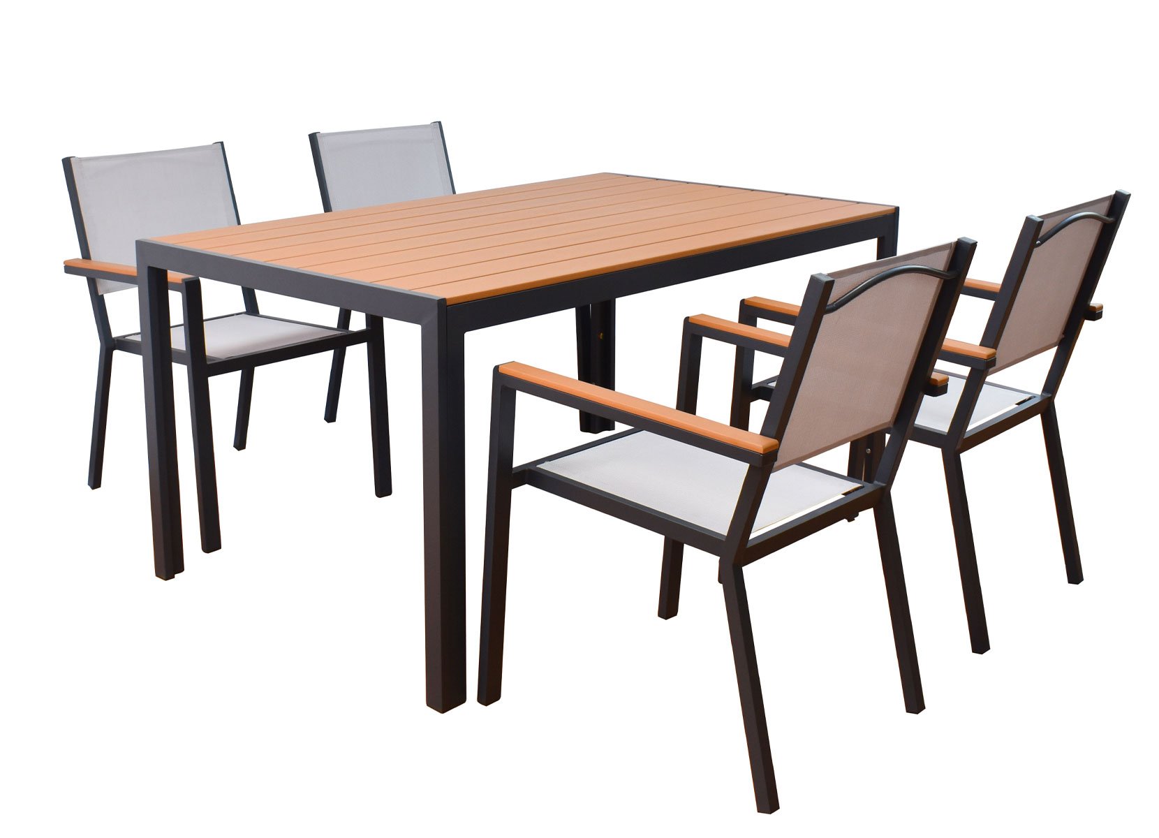 Home Deluxe Garten-Sitzgruppe CANTOS SEDIA in Holzoptik Home Deluxe Garten-Sitzgruppe CANTOS SEDIA in Holzoptik