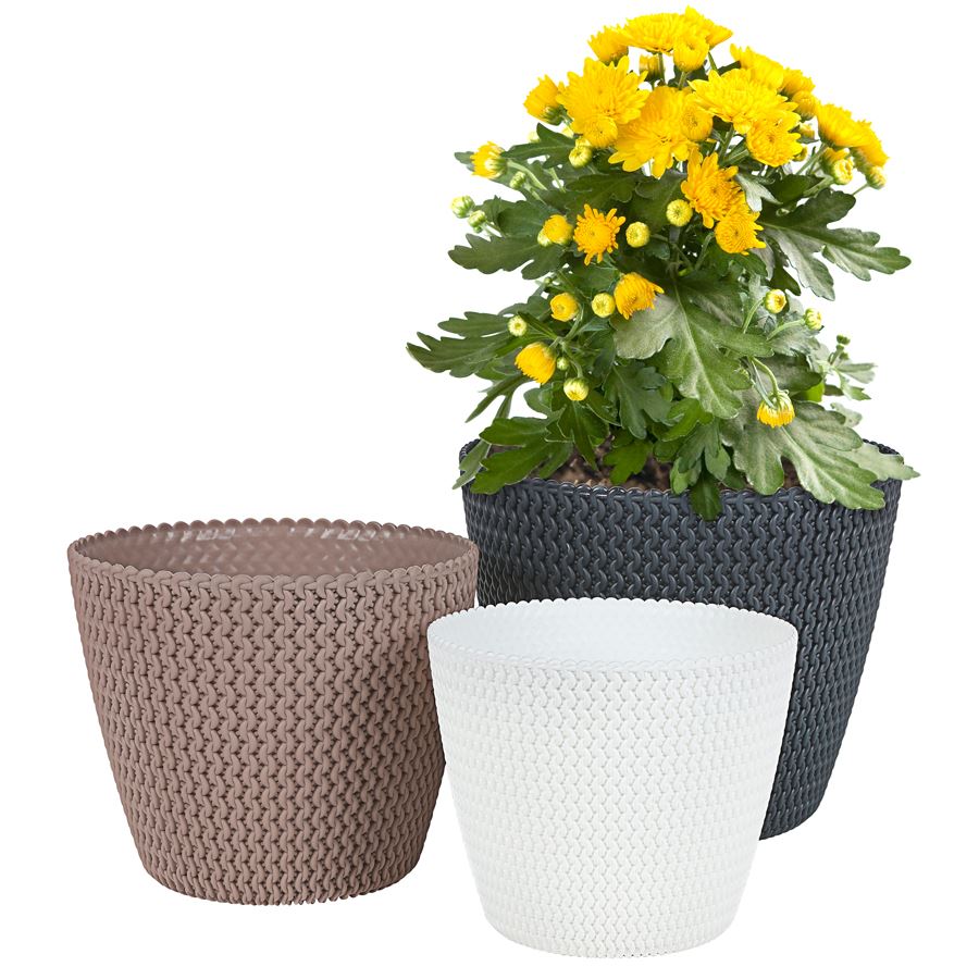 Blumentopf Splofy 22x18cm Mocca