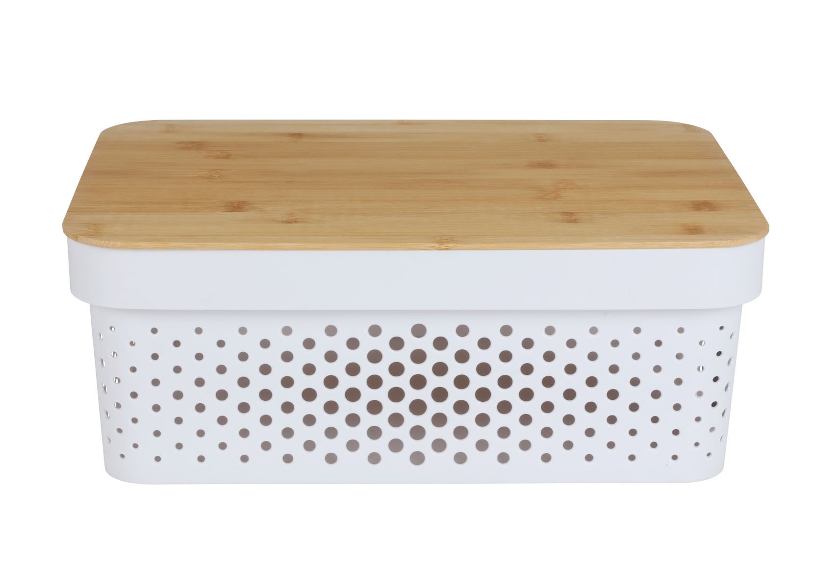 Aufbewahrungsbox mit Bambus-Deckel 11L