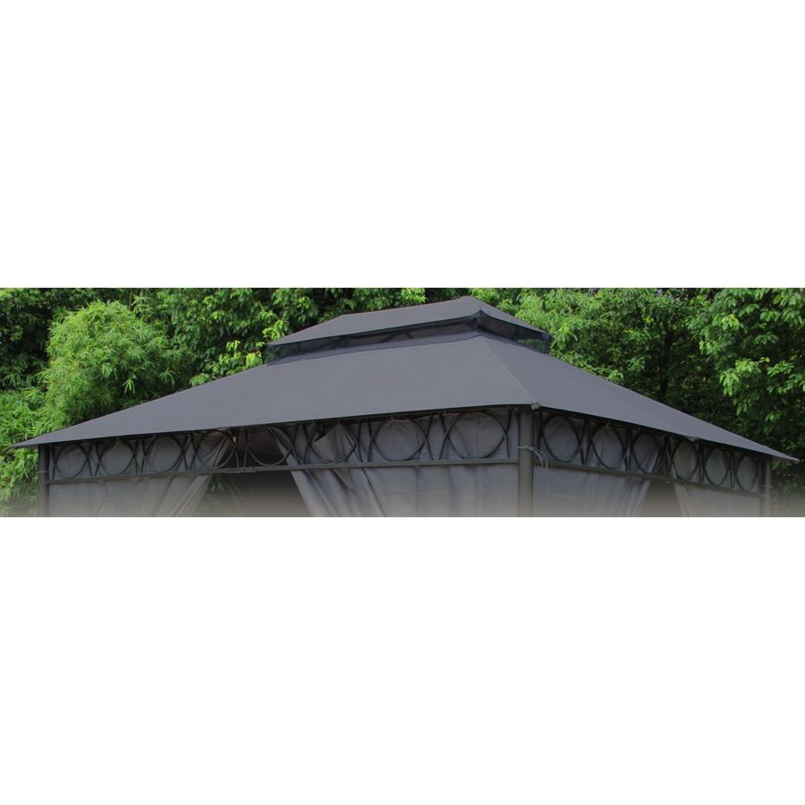Ersatzdach für Cape Town Gartenpavillon bis BJ 2021 Anthrazit