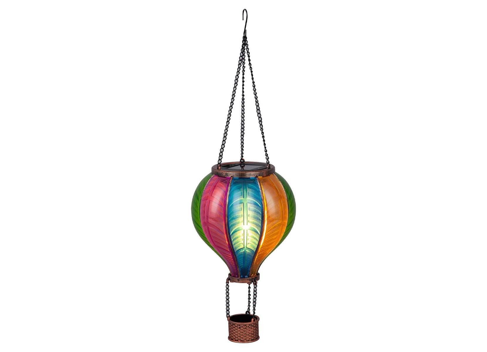 Solar-Heißluftballon 14x45cm Warmweiß